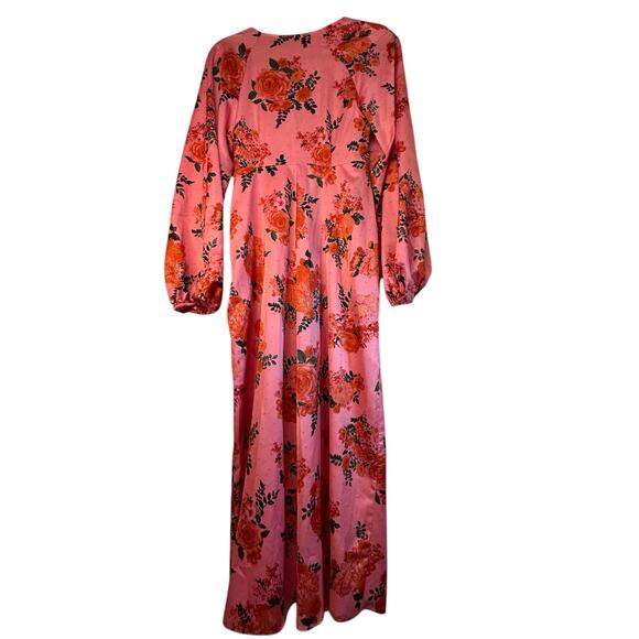 ASOS Design Pink Floral Maxi - Size 4 - Picture 4 of 15